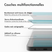 Accezz Protection d'écran en verre trempé avec applicateur Apple iPhone 15 Plus