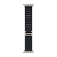 Apple Bracelet Alpine Loop Apple Watch | 44/45/46/49 mm - Taille S - Black / Natural Titanium
