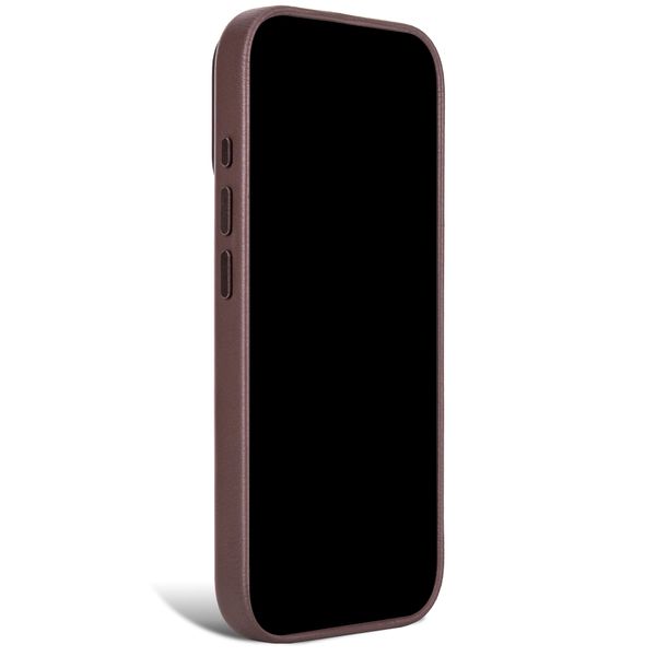 Decoded Coque en cuir MagSafe Apple iPhone 18 Pro / 17 Pro - Chocolate Brown