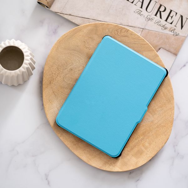 imoshion Étui de liseuse portefeuille Slim Soft Kobo Nia - Bleu clair
