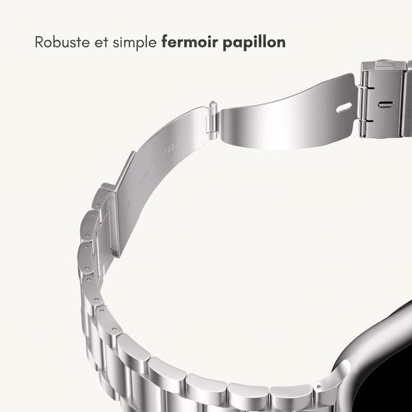 imoshion Bracelet acier Apple Watch | 44/45/46/49 mm - Argent