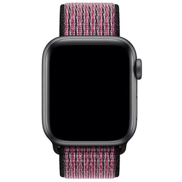 Apple Bracelet Nike Sport Loop Apple Watch | 38/40/41/42 mm - Black / Pink Blast