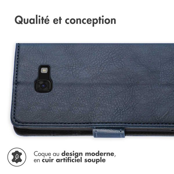imoshion Étui de télephone portefeuille de luxe Samsung Galaxy A5 (2017) - Bleu foncé