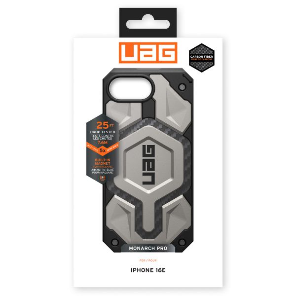 UAG Coque Monarch Apple iPhone 17e / 16e - Titanium