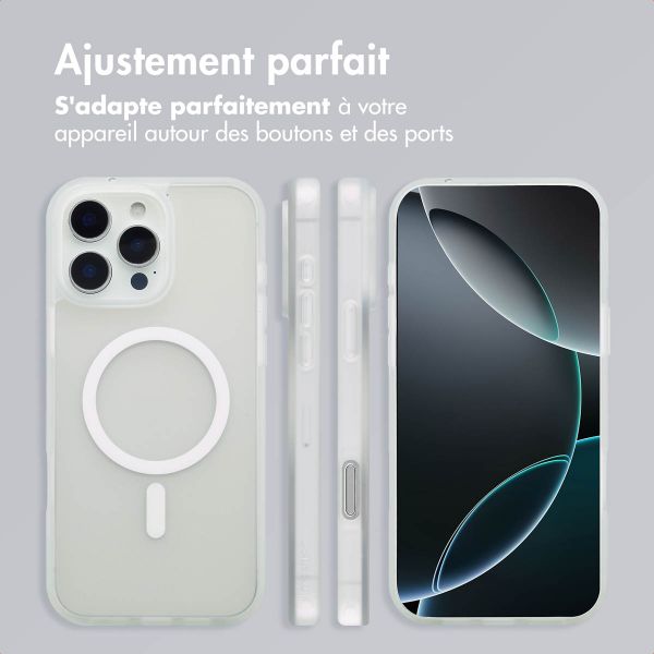 imoshion Coque Color Guard avec MagSafe Apple iPhone 16 Pro - Blanc