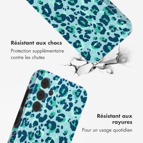 Selencia Coque arrière Vivid Samsung Galaxy A15 (5G/4G) - Wild Spots Light Blue