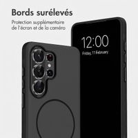 imoshion Coque arrière Color avec Thin MagSafe Ring Samsung Galaxy S26 Ultra - Noir