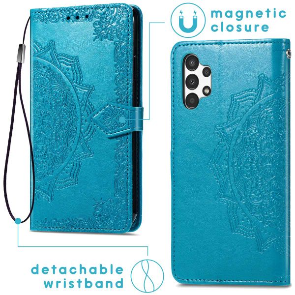imoshion Etui de télephone Mandala Samsung Galaxy A13 (4G) - Turquoise