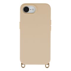 Selencia Coque arrière Rivièra avec MagSafe avec crochets amovibles Apple iPhone 17e / 16e - Milky Latte