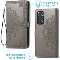 imoshion Etui de télephone Mandala Xiaomi Redmi Note 11 Pro - Gris