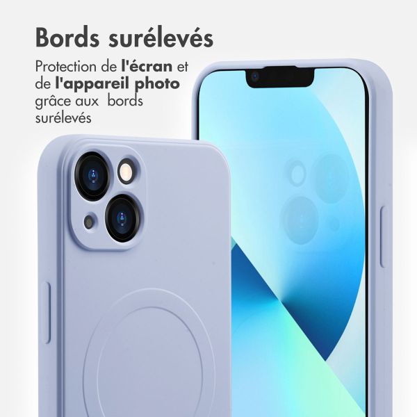 imoshion Coque Couleur avec MagSafe Apple iPhone 13 - Lila