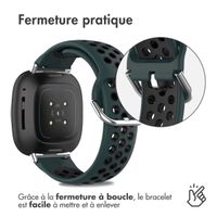 imoshion Pr2199 Fitbit Versa 4 / 3 / Sense (2) - Green & Black