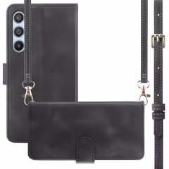 imoshion Etui de télephone portefeuille avec cordon Samsung Galaxy A14 (5G/4G) - Noir