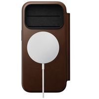 Nomad Étui de télephone portefeuille Modern Leather Folio Apple iPhone 18 Pro / 17 Pro - Brown