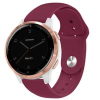 imoshion Bracelet sport en silicone  - Connexion universelle 18 mm - Bordeaux