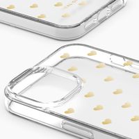 iDeal of Sweden Coque Clear MagSafe Apple iPhone 14 / 13 - Golden Hearts