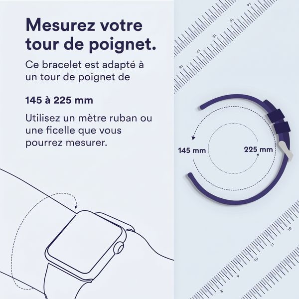 Accezz Bracelet Steel Samsung Galaxy Watch 4 / 5 / 6 / 7 / FE (20 mm) - Argent