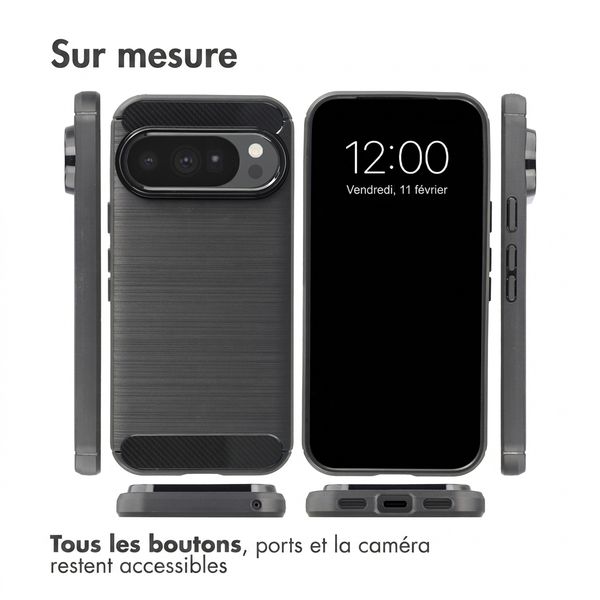 imoshion Coque Brushed Google Pixel 11 Pro - Noir