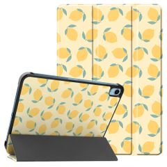 imoshion Coque tablette Design Trifold Apple iPad 11 (2025) 11 pouces A16 / iPad 10 (2022) 10.9 pouces - Citrus Dream
