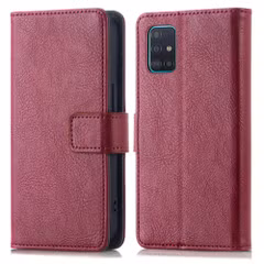 imoshion Étui de télephone portefeuille de luxe Samsung Galaxy A51 - Bordeaux