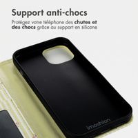 imoshion Étui de télephone portefeuille Design Apple iPhone 14 - Garden Stripes