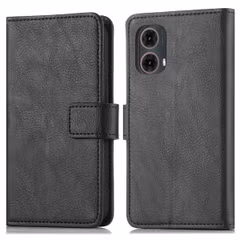 imoshion Étui de télephone portefeuille de luxe Motorola Moto G85 - Noir