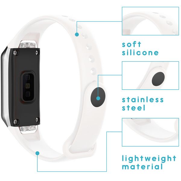 imoshion Bracelet sport en silicone Samsung Galaxy Fit - Blanc