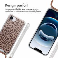 imoshion Coque Design avec cordon Apple iPhone 17e / 16e - Leopard Mood