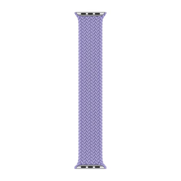 Apple Bracelet Solo tressé Apple Watch | 38/40/41/42 mm - Taille 3 - Lavender