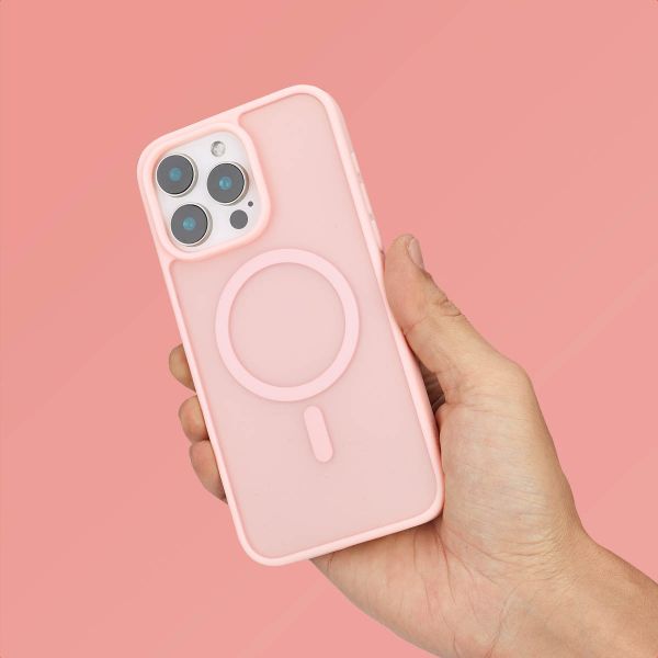 imoshion Coque Color Guard avec MagSafe Apple iPhone 15 Pro Max - Rose clair