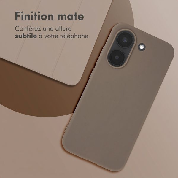 imoshion Coque Couleur Xiaomi Poco X8 Pro - Marron