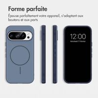 imoshion Coque arrière Color avec Thin MagSafe Ring Google Pixel 11 / 11 Pro / 10 / 10 Pro - Bleu foncé