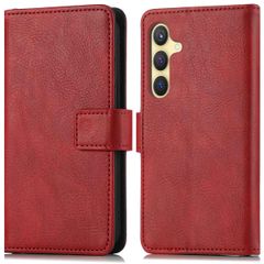 imoshion Étui de télephone portefeuille de luxe Samsung Galaxy S25 / S24 - Rouge