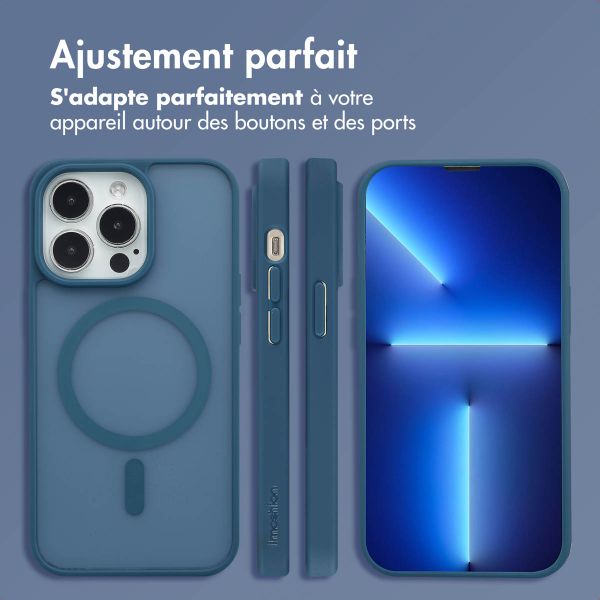 imoshion Coque Color Guard avec MagSafe Apple iPhone 13 Pro - Bleu foncé