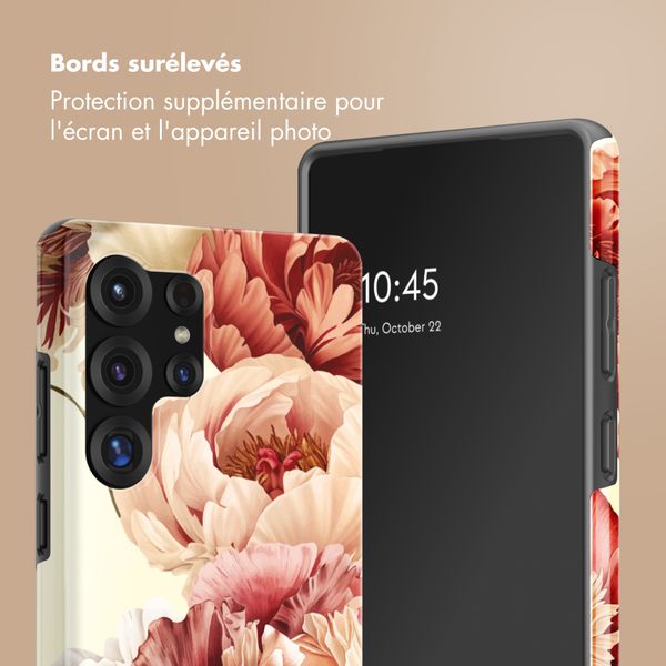 Selencia Coque arrière Vivid Samsung Galaxy S25 Ultra - Vintage Peony