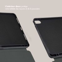 Selencia Coque tablette Vivid Apple iPad Air 11 pouces (2026) M4 / (2025) M3 / (2024) M2 / Air 5 (2022) / Air 4 (2020) - Art Wave Black