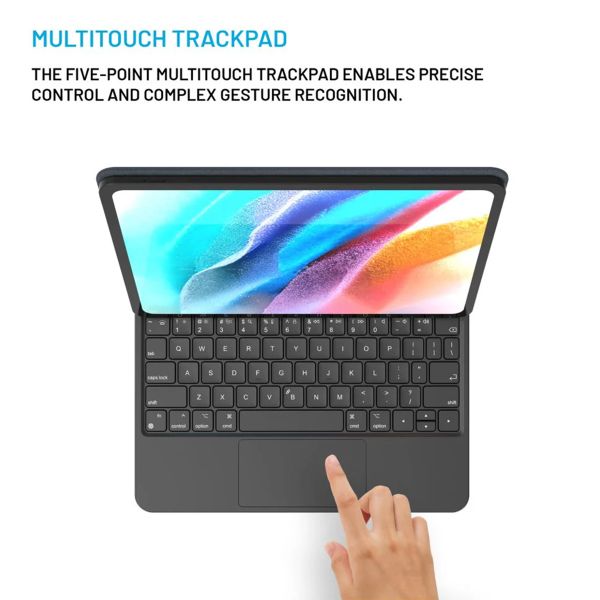 Fixed Étui clavier Typee Apple iPad Air 11 pouces (2026) M4 / (2025) M3 / (2024) M2 / Air 5 (2022) / Air 4 (2020) / Pro 11 (2018/2020/2021/2022) - QWERTY / NL - Noir