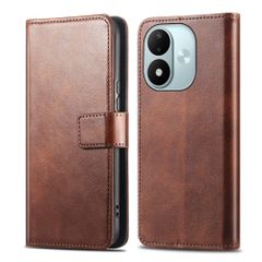 imoshion Étui de télephone portefeuille de luxe Xiaomi Redmi Note 17 (5G) - Marron foncé