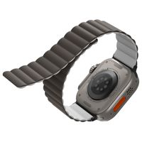Uniq Bracelet Revix réversible Apple Watch | 44/45/46/49 mm - Ash Grey / Dove White
