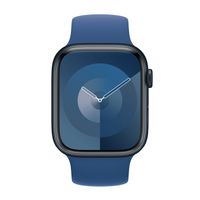 Apple Bracelet Boucle unique en Silicone Apple Watch | 44/45/46/49 mm - Taille 9 - Blue Ocean