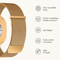 imoshion Bracelet magnétique milanais Samsung Galaxy Watch 9 (40/44mm) / Watch 8 (40/44mm) / Classic (46mm) - Doré
