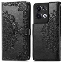 imoshion Etui de télephone Mandala Oppo Reno 8 Pro 5G - Noir