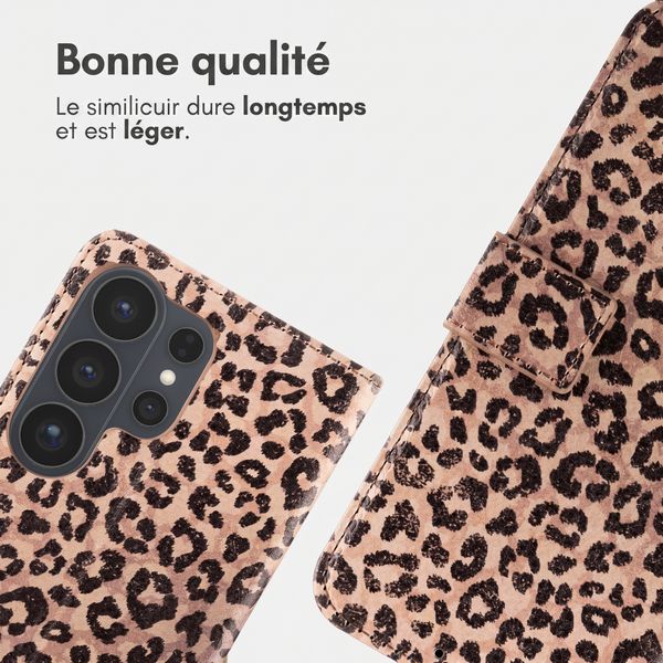 imoshion Étui de télephone portefeuille Design Samsung Galaxy S26 Ultra - Leopard Mood