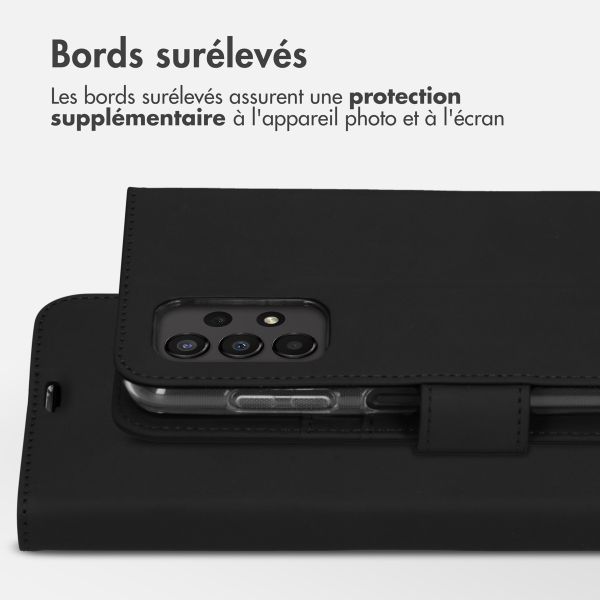 Accezz Étui de télephone Wallet Samsung Galaxy A13 (4G) - Noir