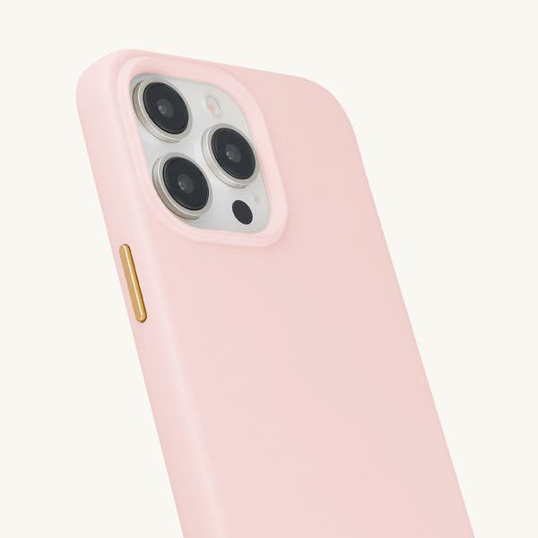 Selencia Coque arrière Rivièra avec MagSafe avec crochets amovibles Apple iPhone 14 Pro - Sorbet Pink