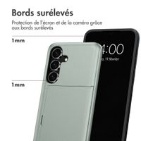 imoshion Coque arrière avec porte-cartes Samsung Galaxy S26 FE - Vert foncé