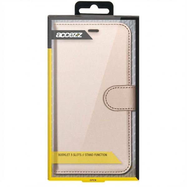 Accezz Étui de télephone Wallet Apple iPhone 11 Pro Max - Doré