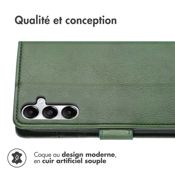imoshion Étui de télephone portefeuille de luxe Samsung Galaxy S25 Plus - Vert