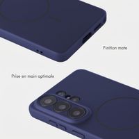 Accezz Coque Grip avec MagSafe Samsung Galaxy S26 Ultra - Bleu foncé
