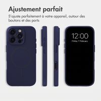 Accezz Coque Grip avec MagSafe Apple iPhone 16 Pro - Bleu foncé